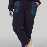 FERNE FRENCH SCUBA PANT WITH TWEED - AMOUR781