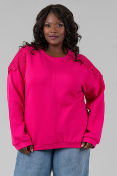 CYNDY TOP plus-size - AMOUR781