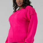 CYNDY TOP plus-size - AMOUR781
