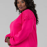 CYNDY TOP plus-size - AMOUR781