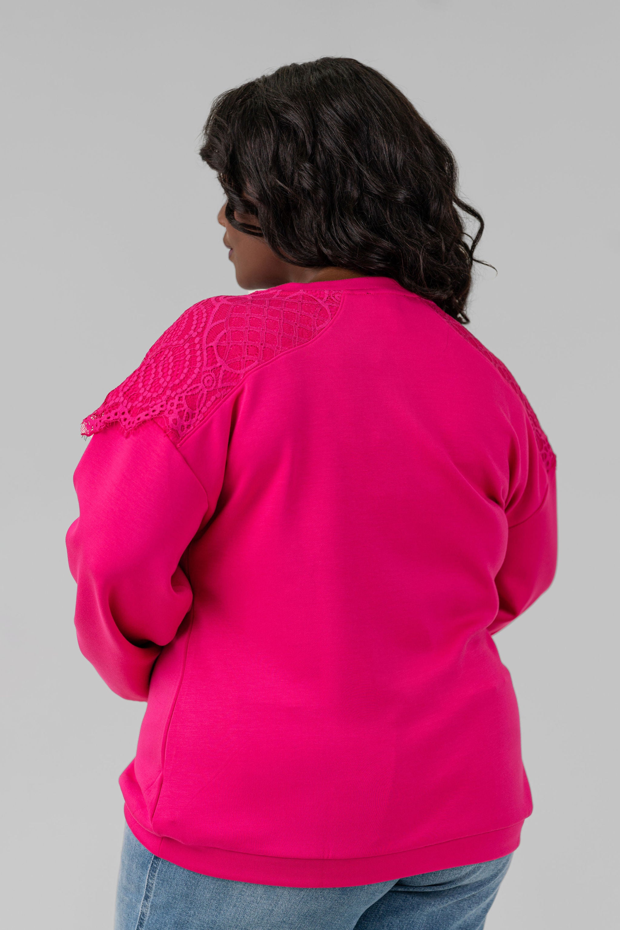 CYNDY TOP plus-size - AMOUR781
