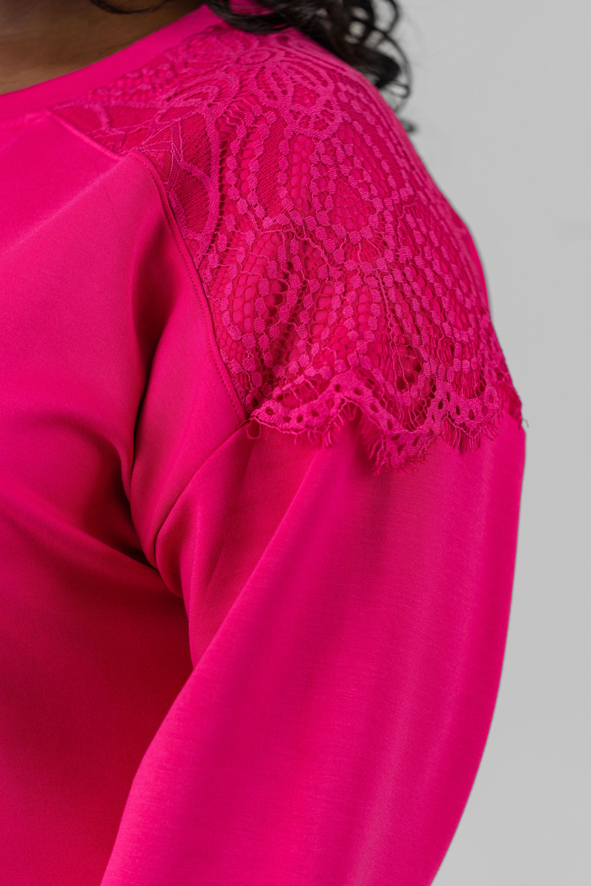 CYNDY TOP plus-size - AMOUR781