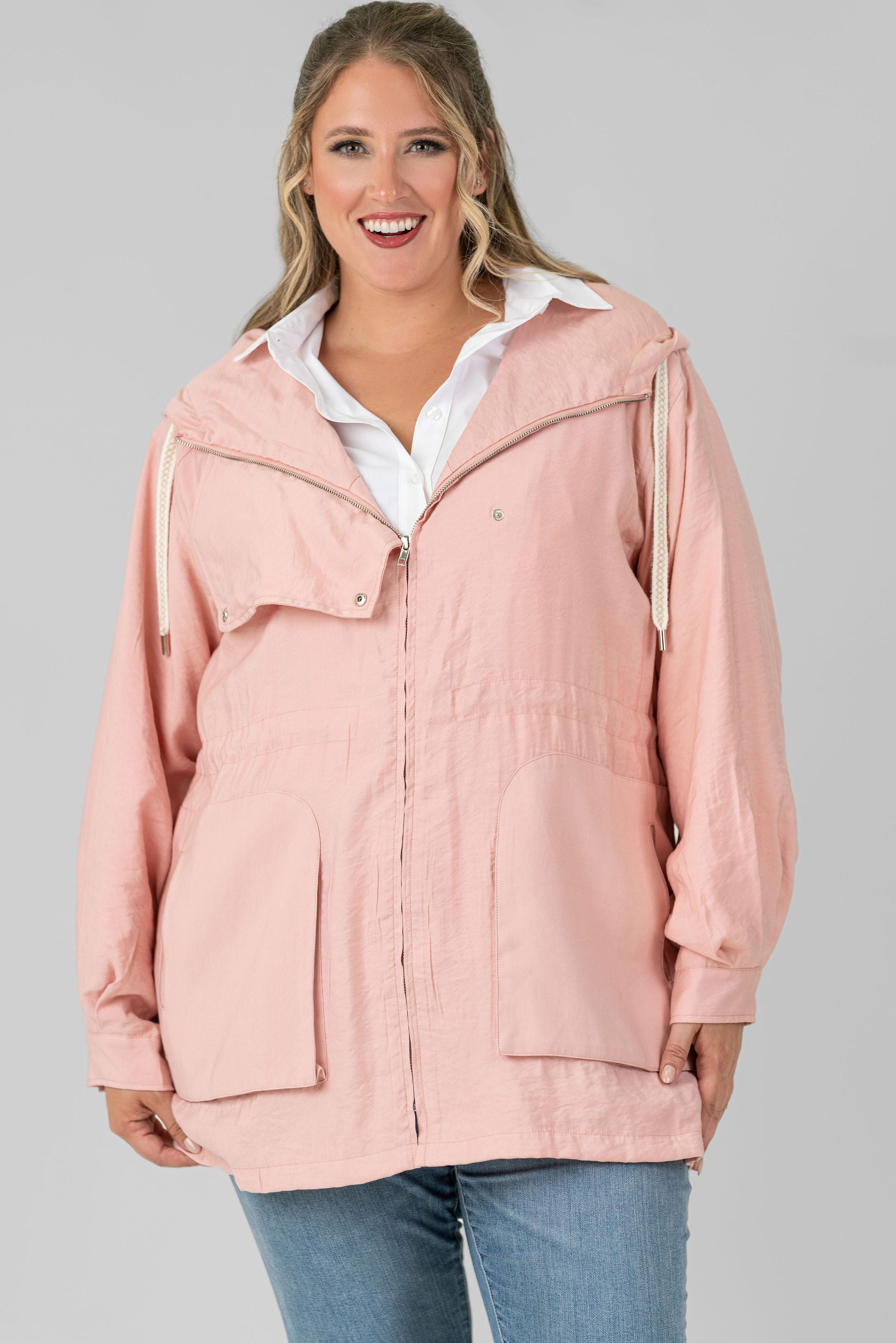 JADEN ANORAK JACKET plus-size - AMOUR781