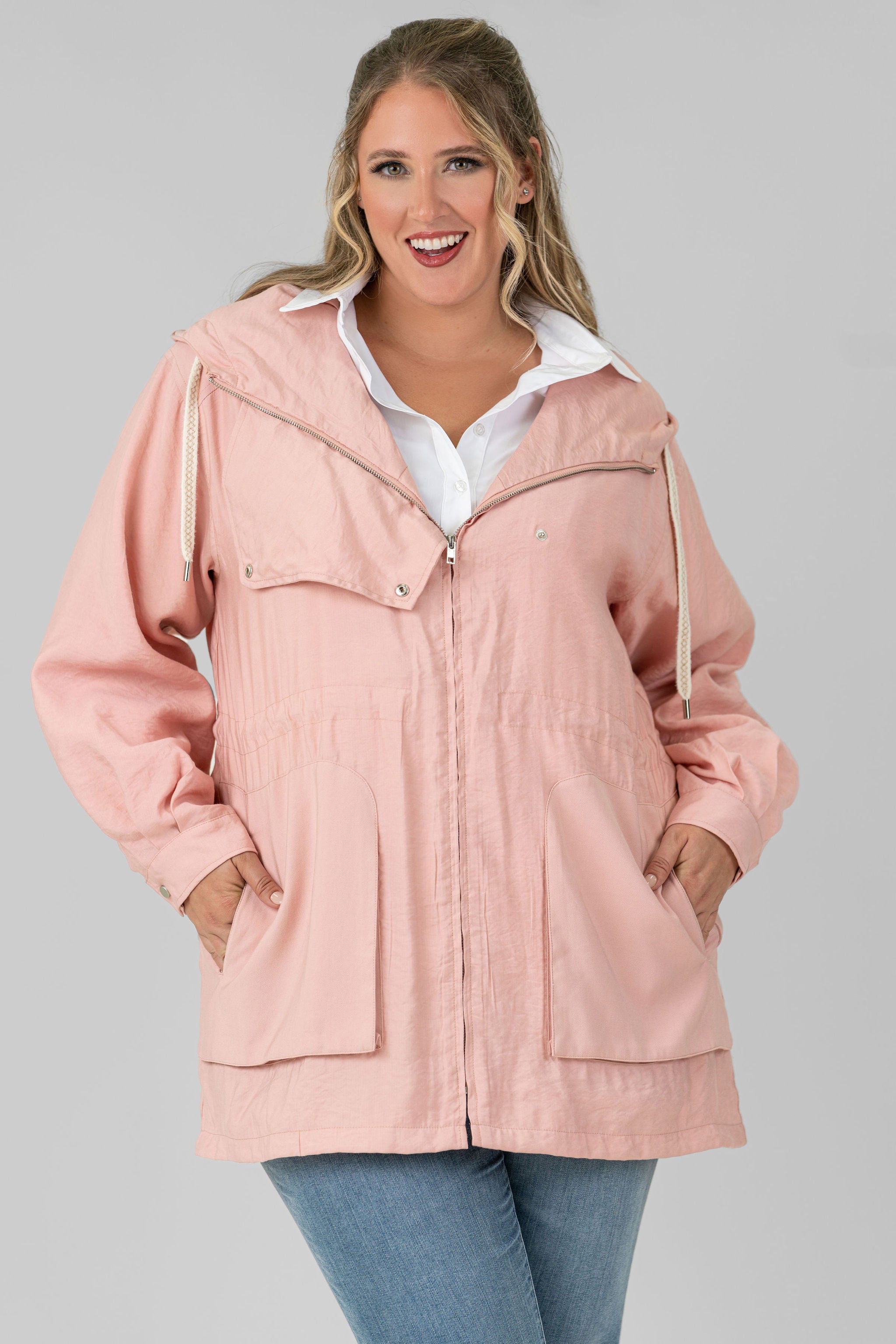 JADEN ANORAK JACKET plus-size - AMOUR781