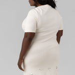 KNITTED MIDI DRESS plus-size - AMOUR781