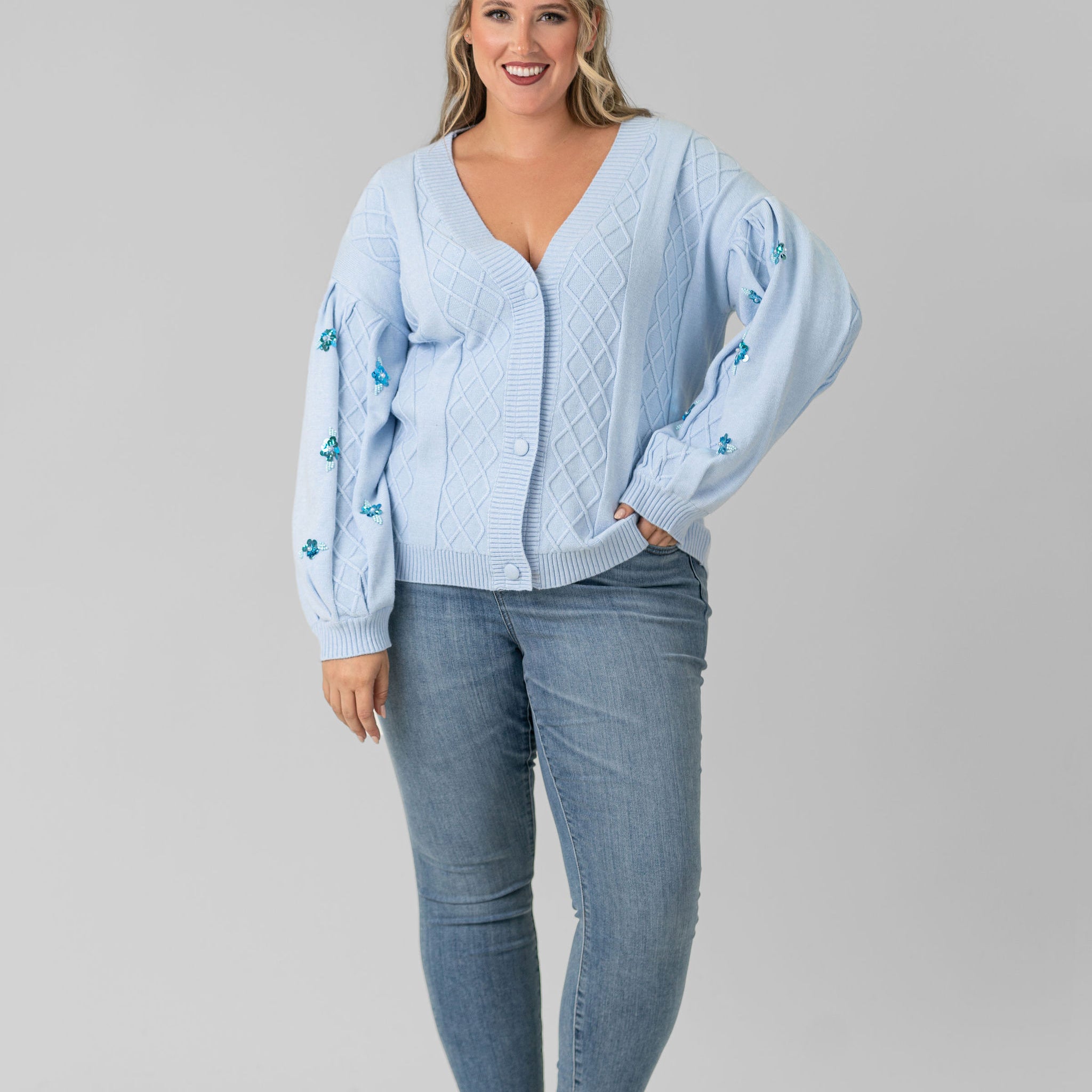 SABIA CARDIGAN plus-size - AMOUR781