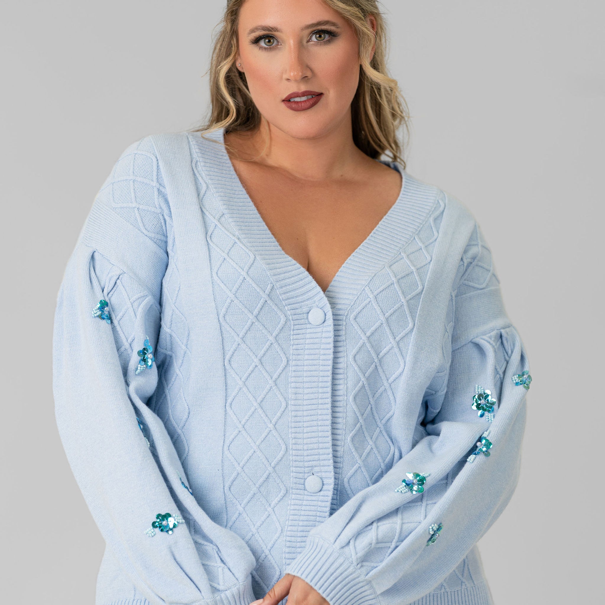 SABIA CARDIGAN plus-size - AMOUR781