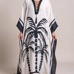 REBECCA LINEN KAFTAN plus-size - AMOUR781