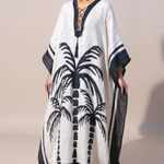 REBECCA LINEN KAFTAN plus-size - AMOUR781