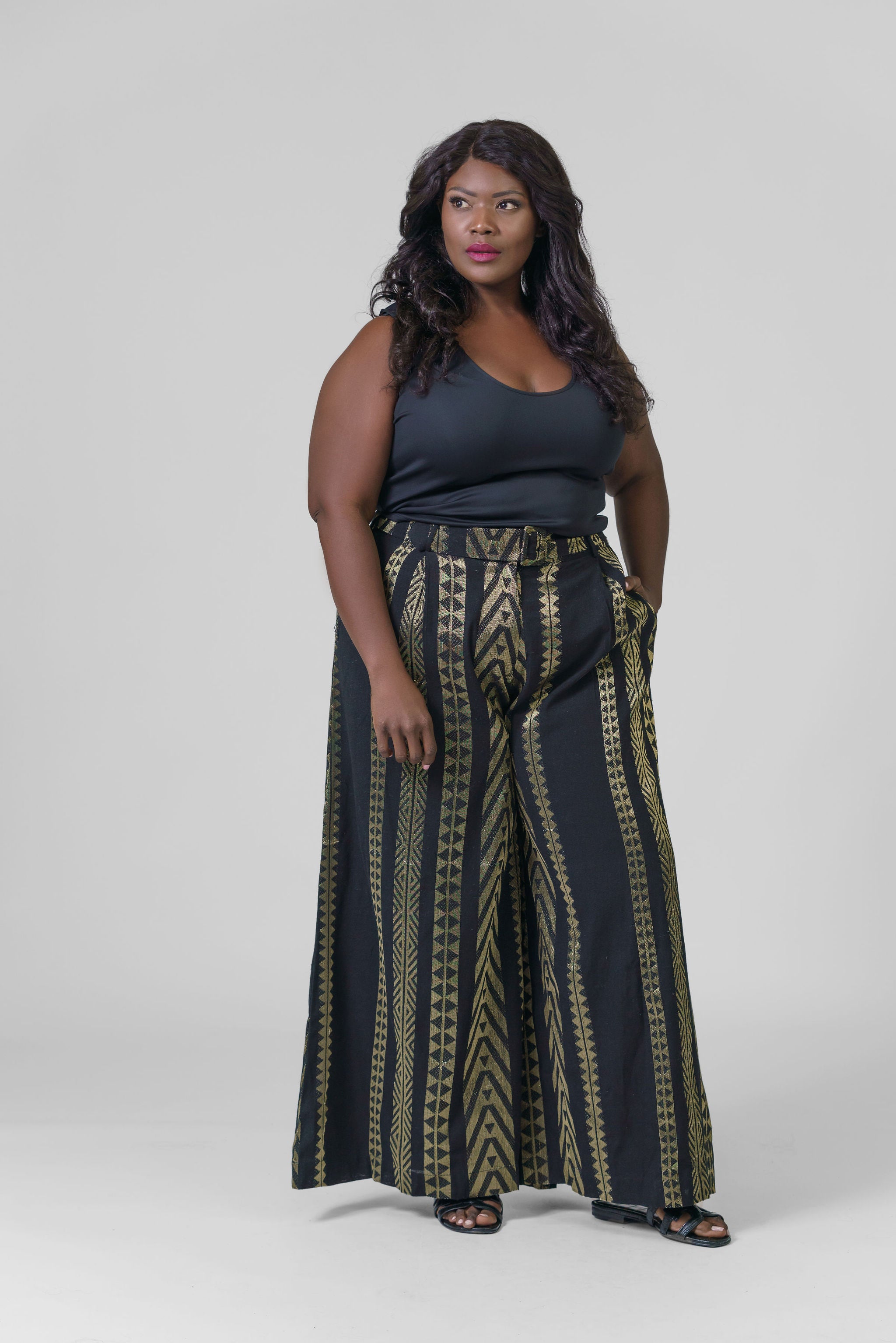 FOLKLORE PANT plus-size - AMOUR781