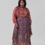 GOLD LEOPARD SHIRT plus-size - AMOUR781