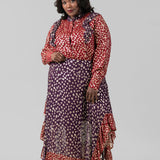GOLD LEOPARD SKIRT plus-size - AMOUR781