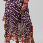 GOLD LEOPARD SKIRT plus-size - AMOUR781