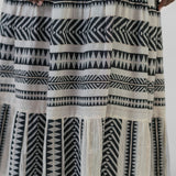 GRECIAN BLACK & CREAM DRESS plus-size - AMOUR781