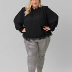 CHECK PIPER PANT plus-size - AMOUR781