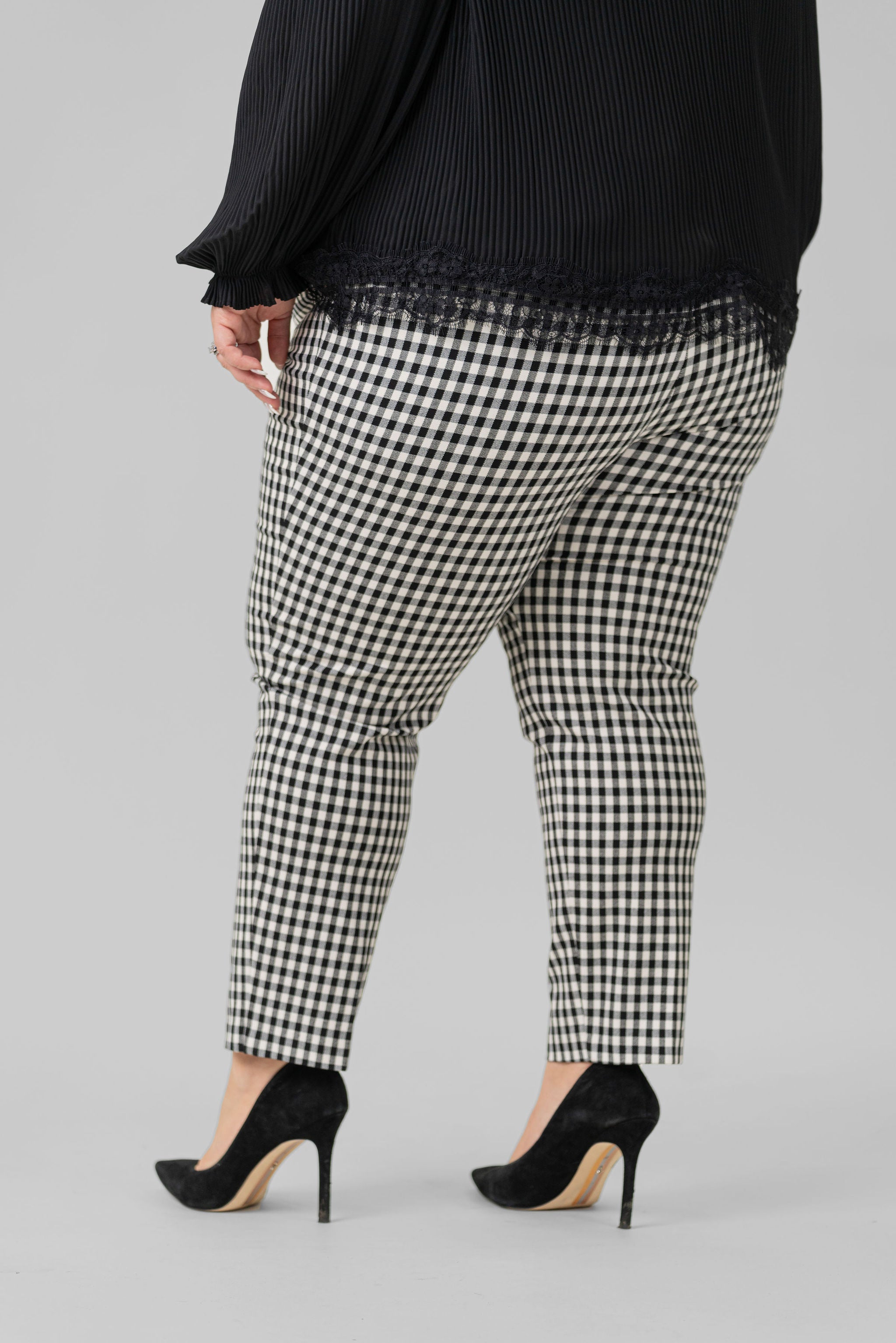 CHECK PIPER PANT plus-size - AMOUR781