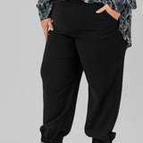 CREPE PANT plus-size - AMOUR781