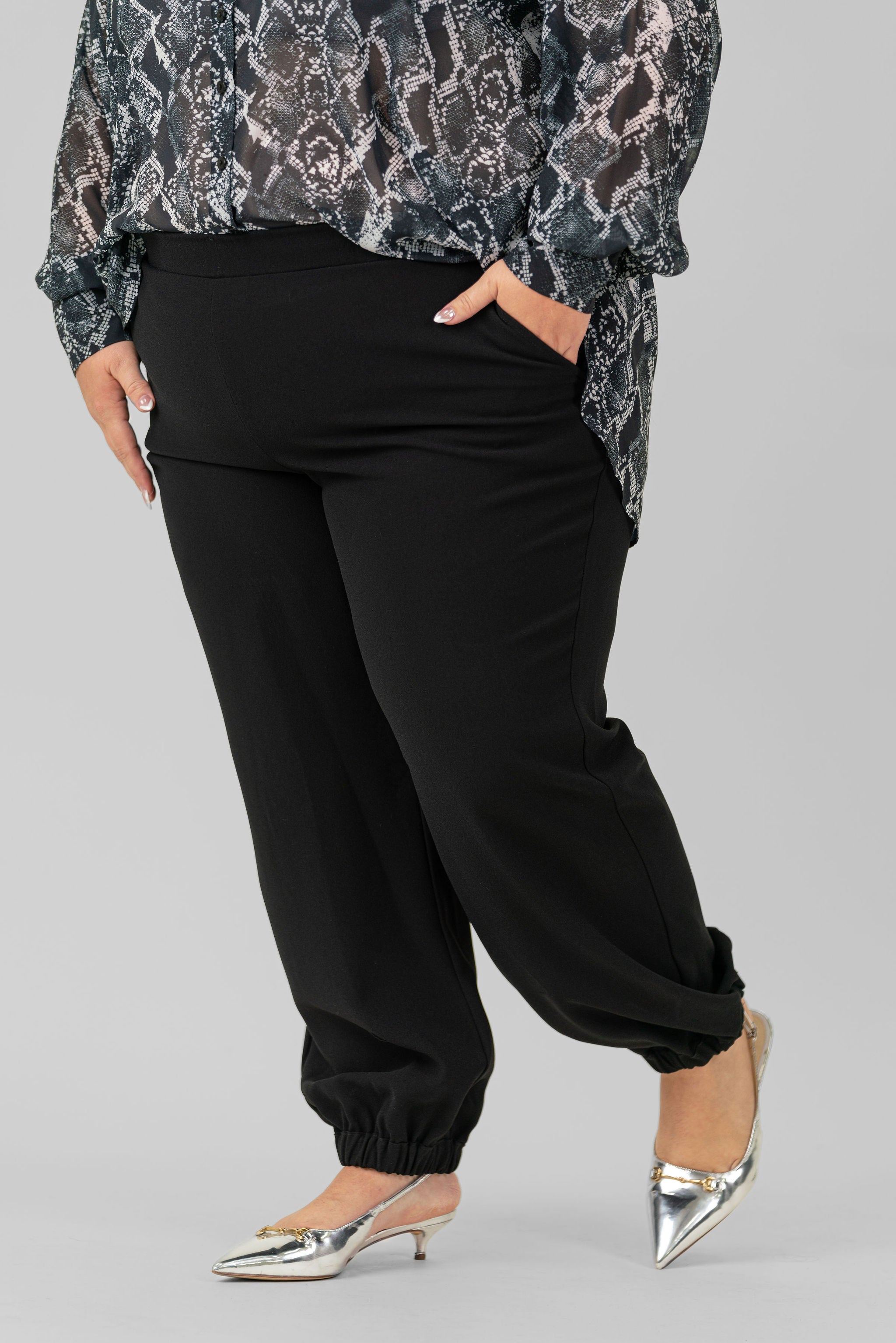 CREPE PANT plus-size - AMOUR781