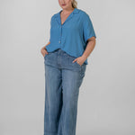 CAMP SHIRT plus-size - AMOUR781