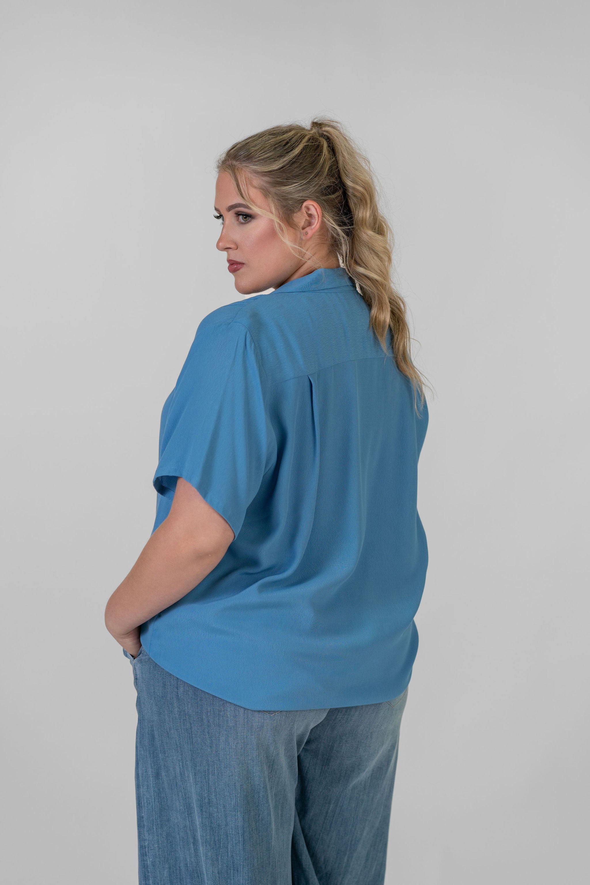 CAMP SHIRT plus-size - AMOUR781