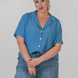 CAMP SHIRT plus-size - AMOUR781