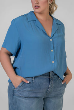 CAMP SHIRT plus-size - AMOUR781