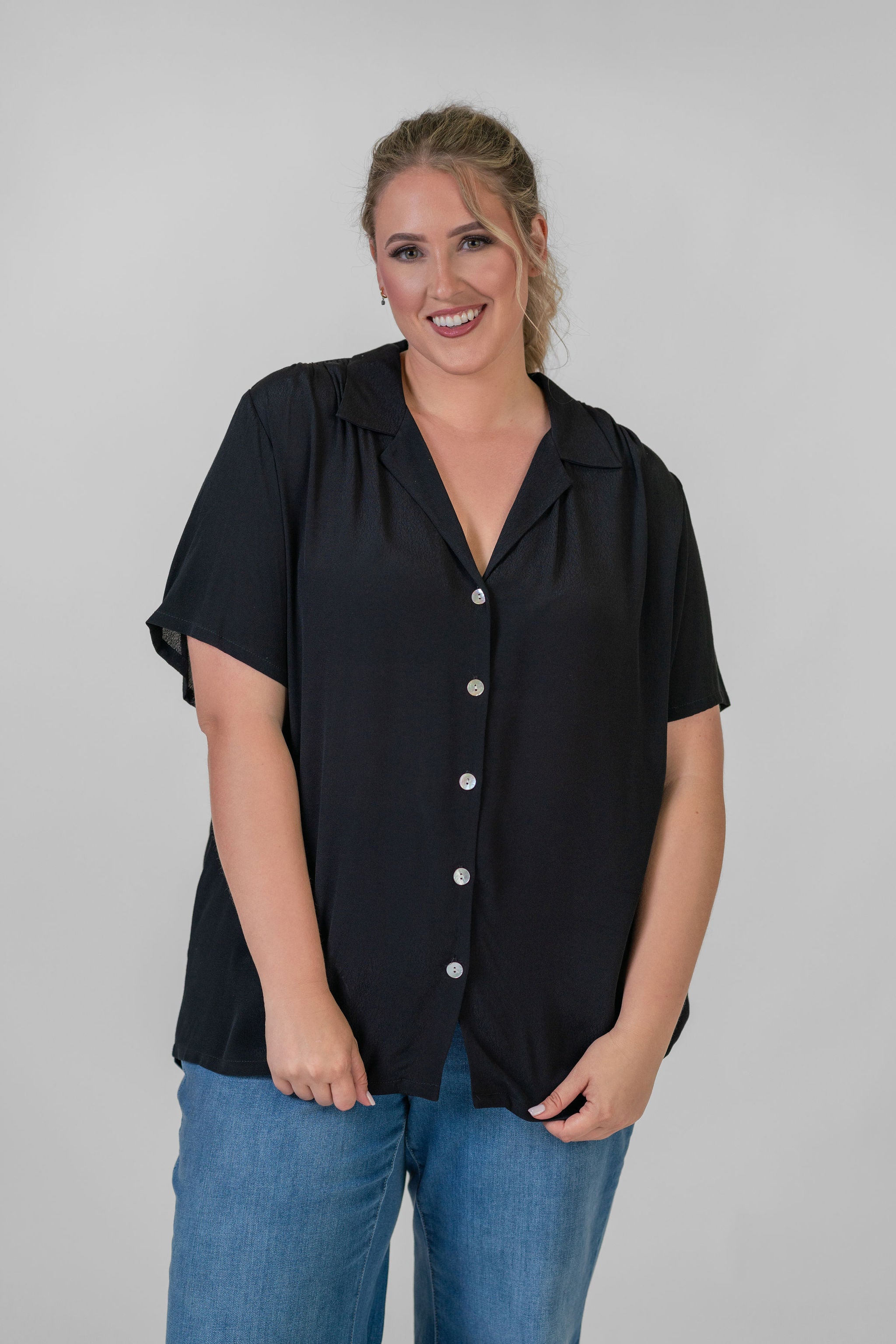CAMP SHIRT plus-size - AMOUR781