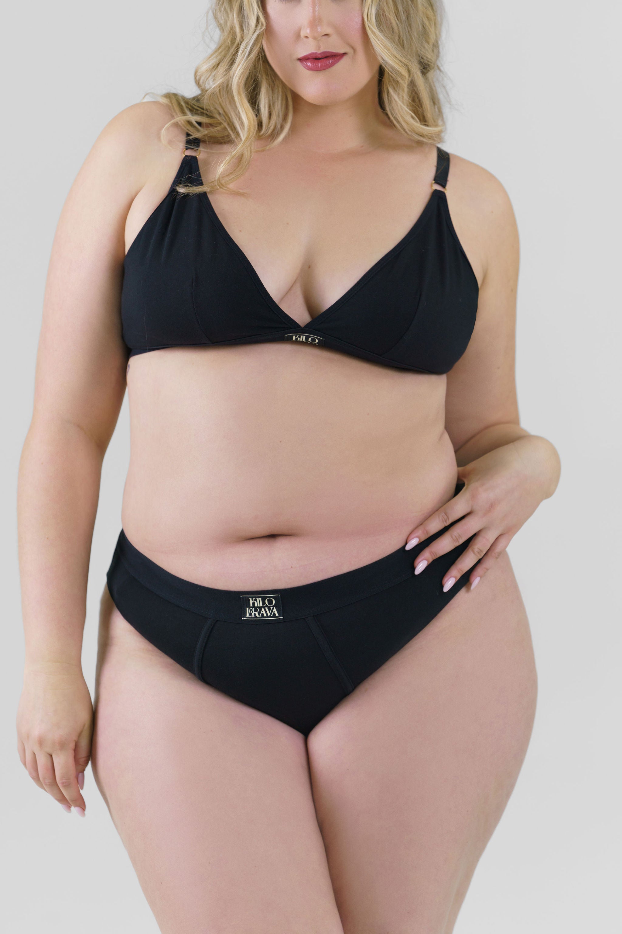 HIGH WAIST BRIEF plus-size - AMOUR781