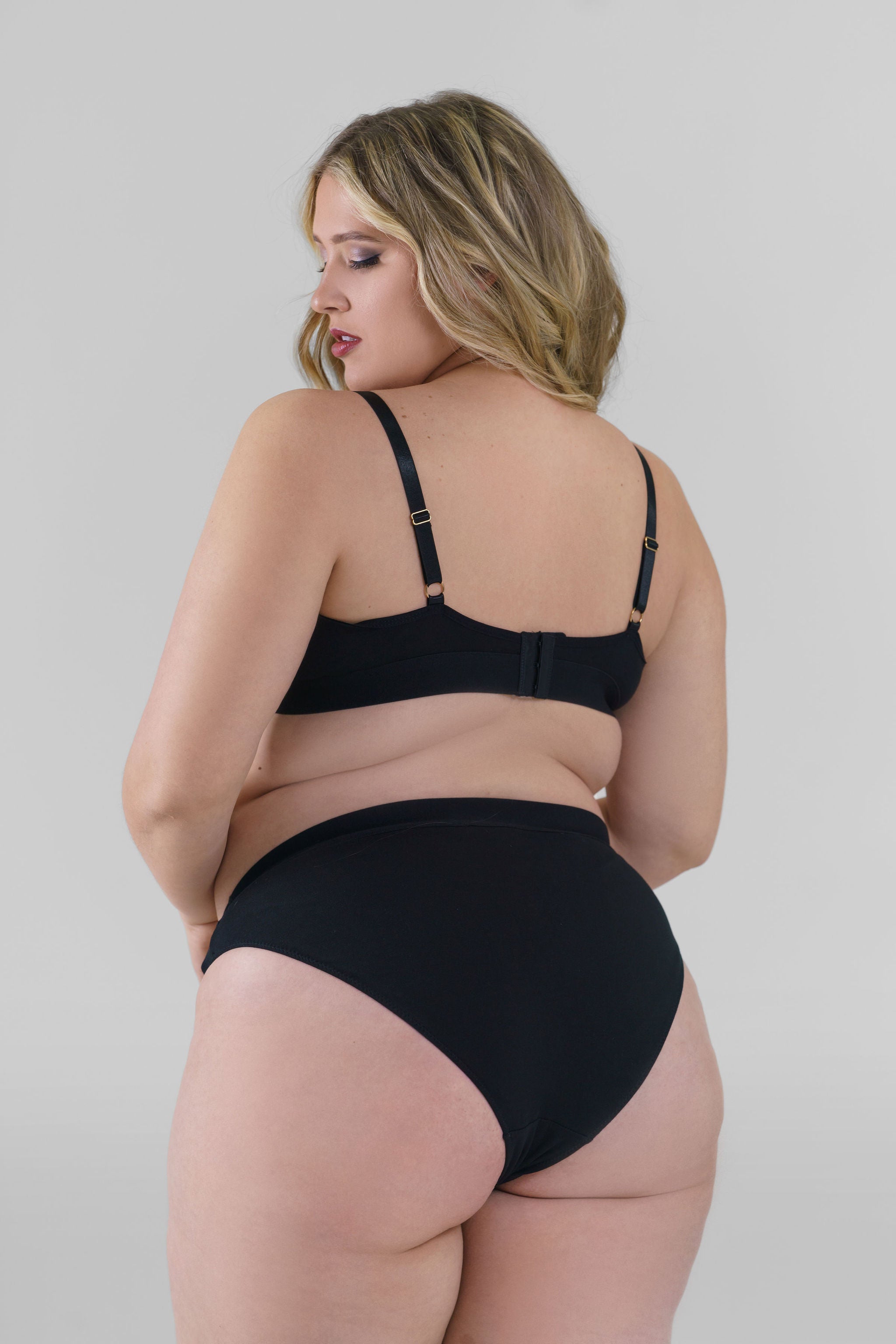 HIGH WAIST BRIEF plus-size - AMOUR781