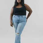 RACHAEL HIGH RISE MOM JEAN plus-size - AMOUR781