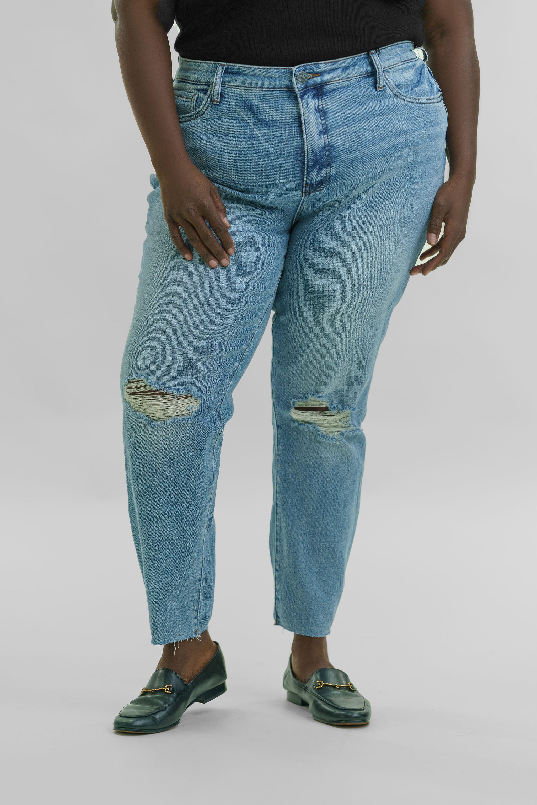 RACHAEL HIGH RISE MOM JEAN plus-size - AMOUR781