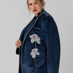 BLUE VELVET JACKET plus-size - AMOUR781