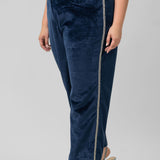 BLUE VELVET PANTS plus-size - AMOUR781