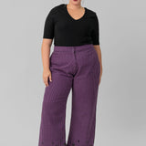 ROXANA COTTON JACQUARD PANTS plus-size - AMOUR781