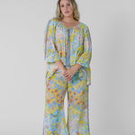 ORCHID BLOOM EMBELLISHED PANTS plus-size - AMOUR781