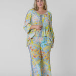 ORCHID BLOOM BLOUSON plus-size - AMOUR781