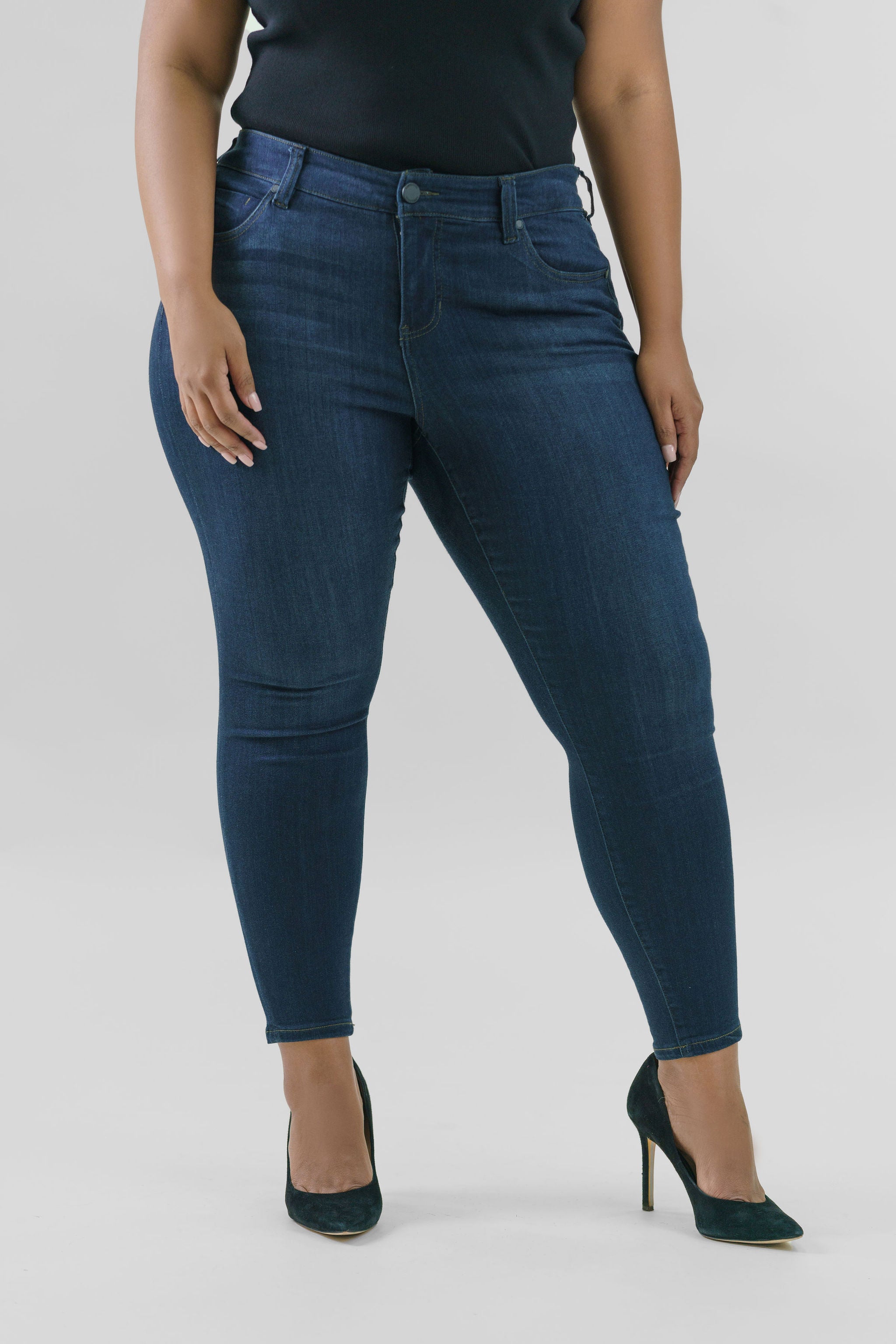 ABBY ANKLE 28" JEAN plus-size - AMOUR781