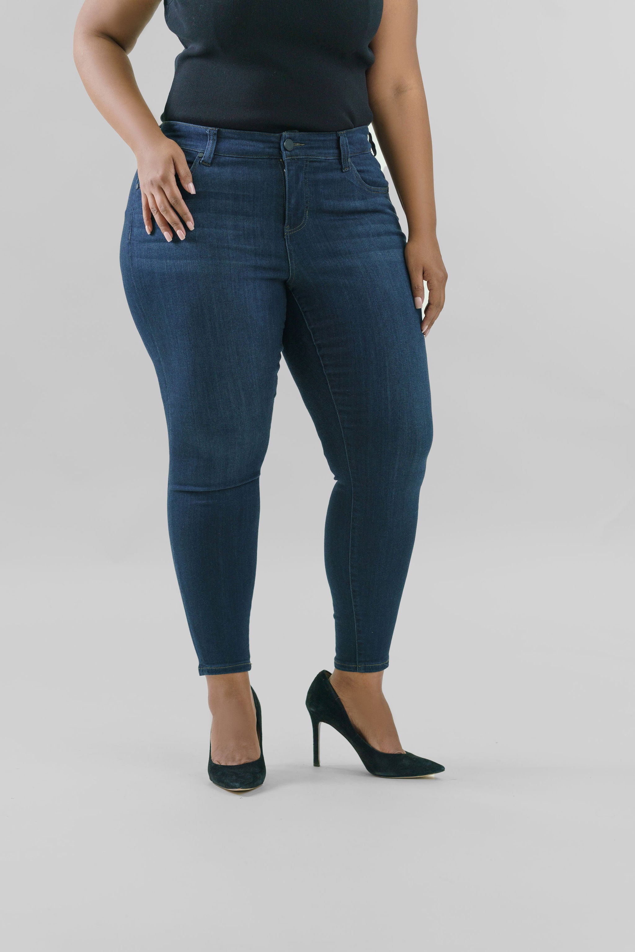 ABBY ANKLE 28" JEAN plus-size - AMOUR781