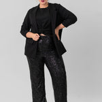 BOYFRIEND BLAZER with PRINCESS DARTS plus-size - AMOUR781