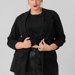 BOYFRIEND BLAZER with PRINCESS DARTS plus-size - AMOUR781