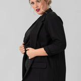 BOYFRIEND BLAZER with PRINCESS DARTS plus-size - AMOUR781