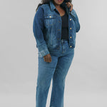 CLASSIC JEAN JACKET plus-size - AMOUR781