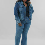 CLASSIC JEAN JACKET plus-size - AMOUR781