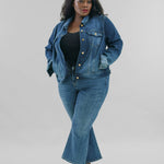 CLASSIC JEAN JACKET plus-size - AMOUR781