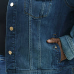 CLASSIC JEAN JACKET plus-size - AMOUR781