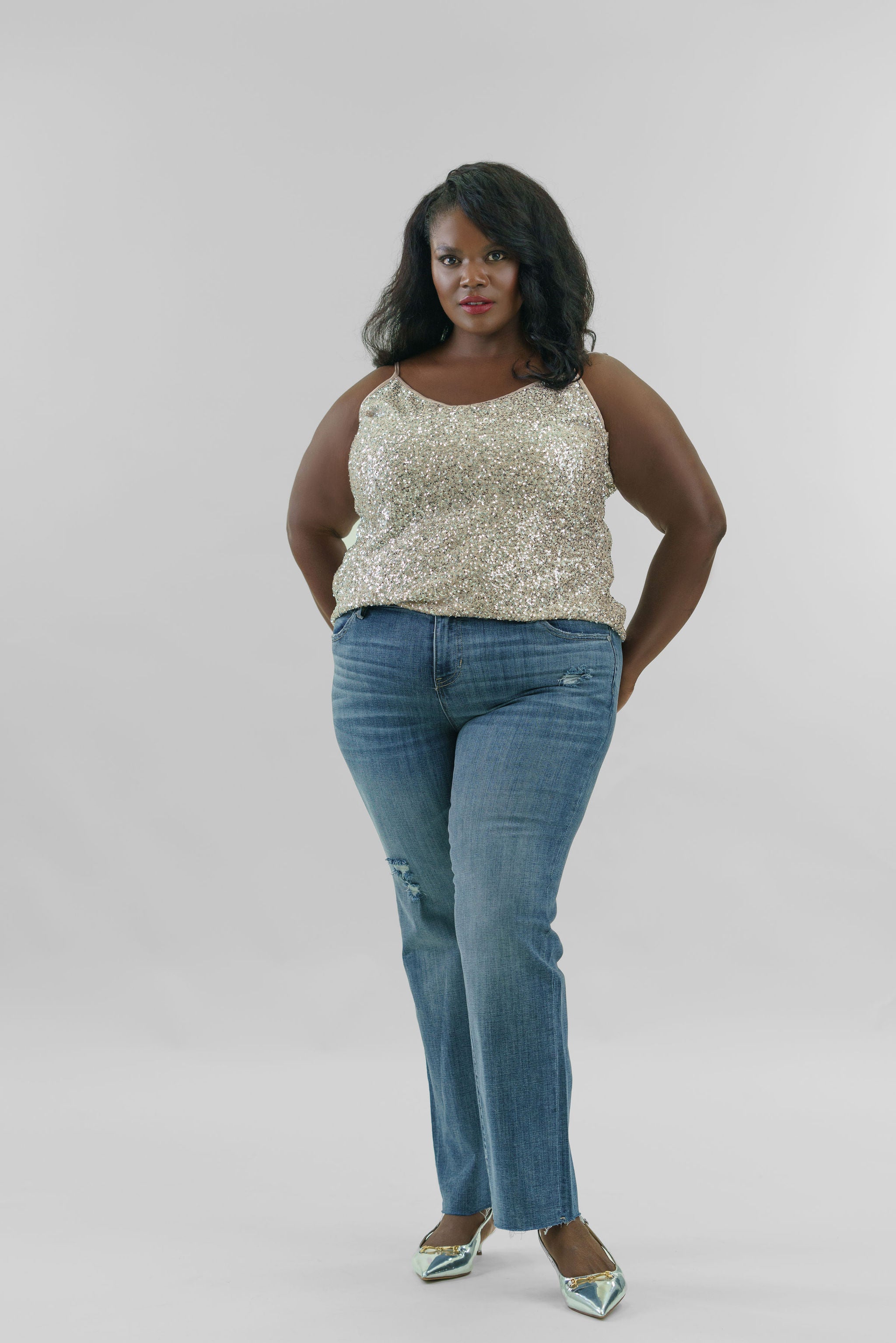 KENNEDY STRAIGHT JEANS plus-size - AMOUR781