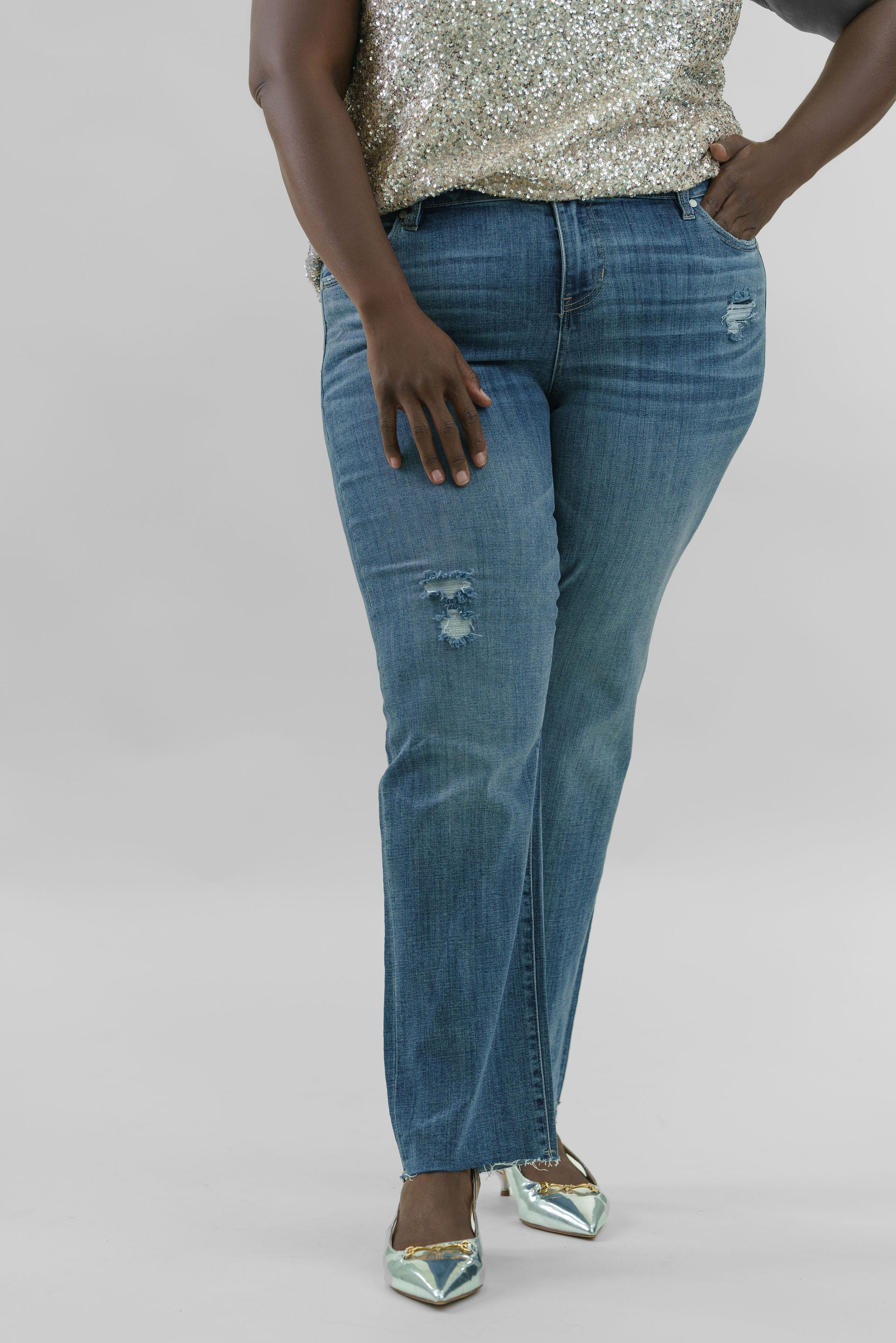 KENNEDY STRAIGHT JEANS plus-size - AMOUR781