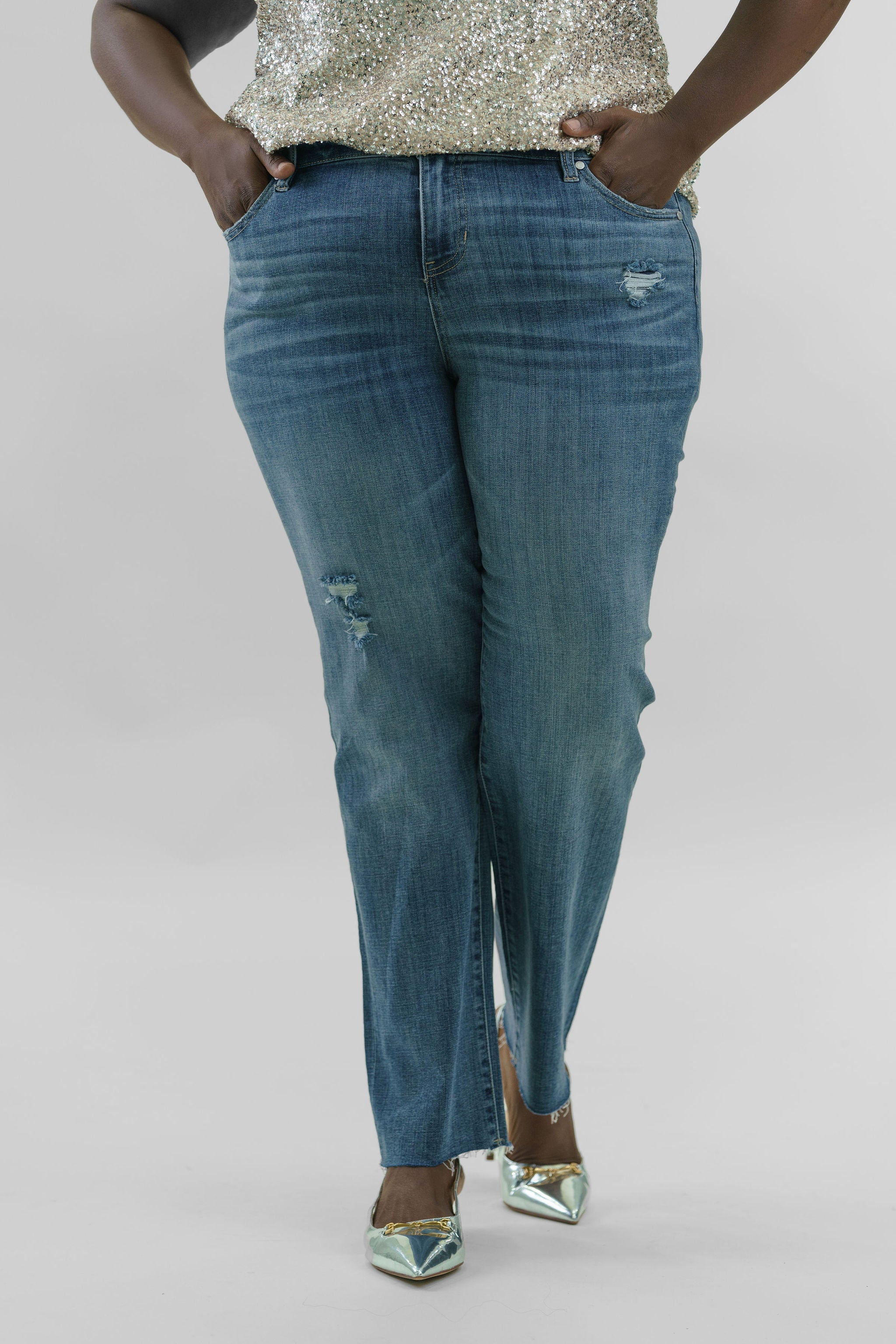 KENNEDY STRAIGHT JEANS plus-size - AMOUR781