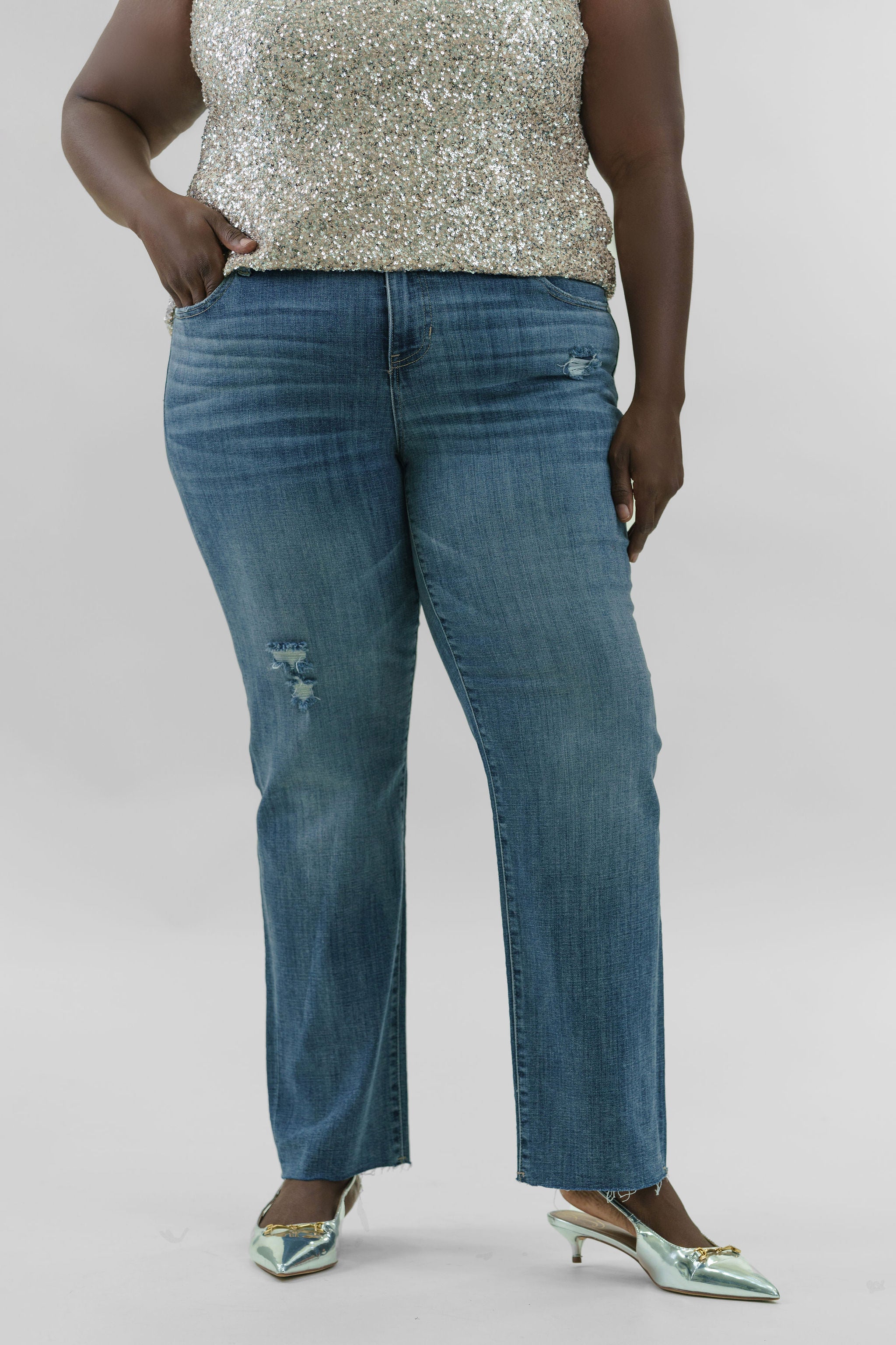 KENNEDY STRAIGHT JEANS plus-size - AMOUR781