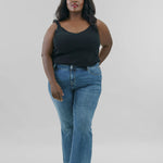 HANNAH CROP FLARE ECO plus-size - AMOUR781